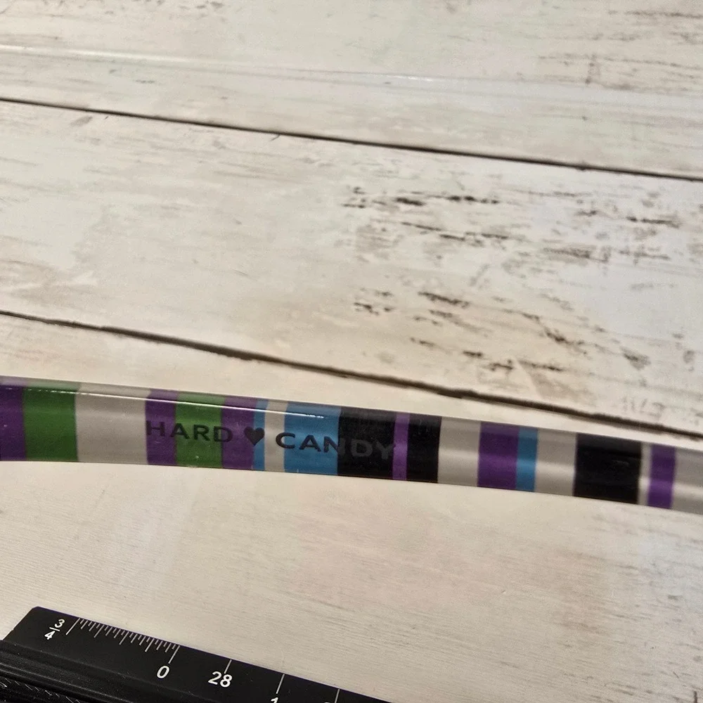 Hard‎ Candy Purple Rules DPUR +1.00 Reading Glasses Striped Temples 49-19-140